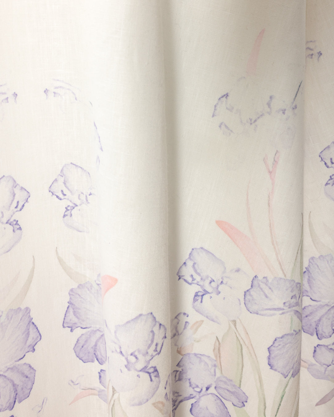 Cap Sleeve Flounce Linen Collared Dress