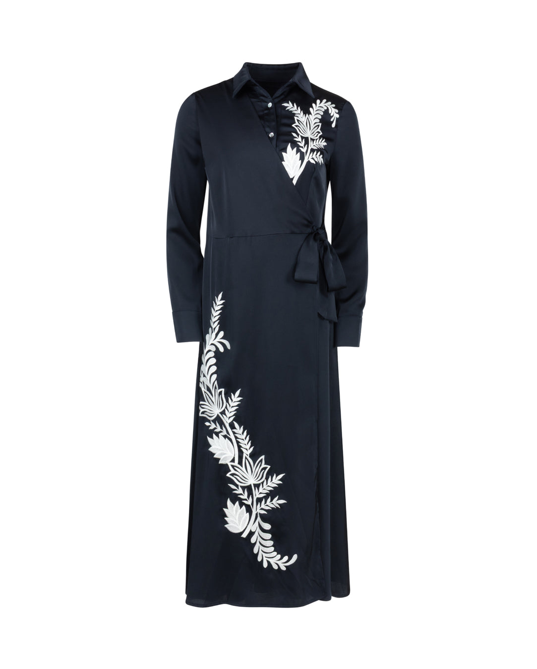 Silk Embroidered Dress