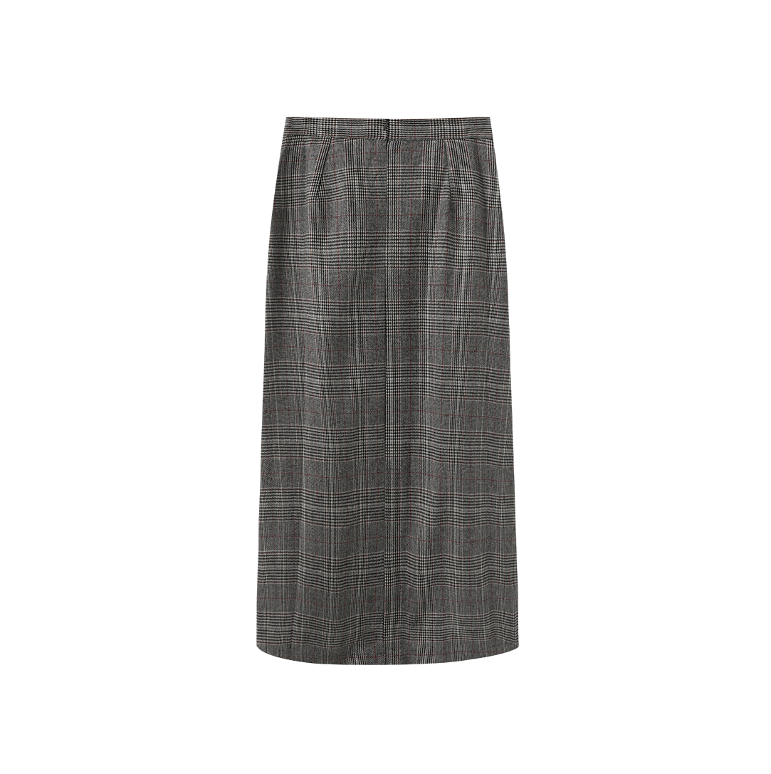 Pico Plaid Single Pocket Skirt