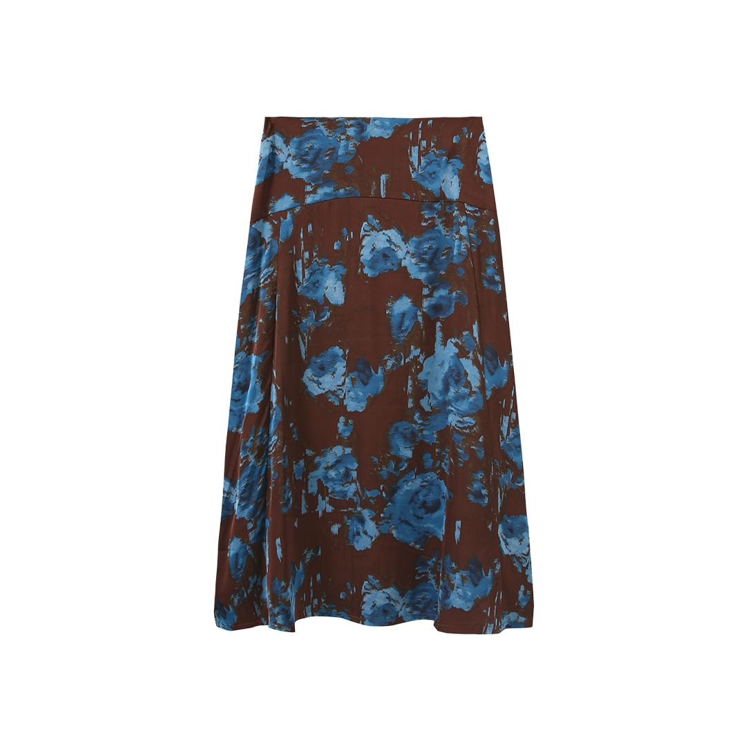 Colored Printed Skirt