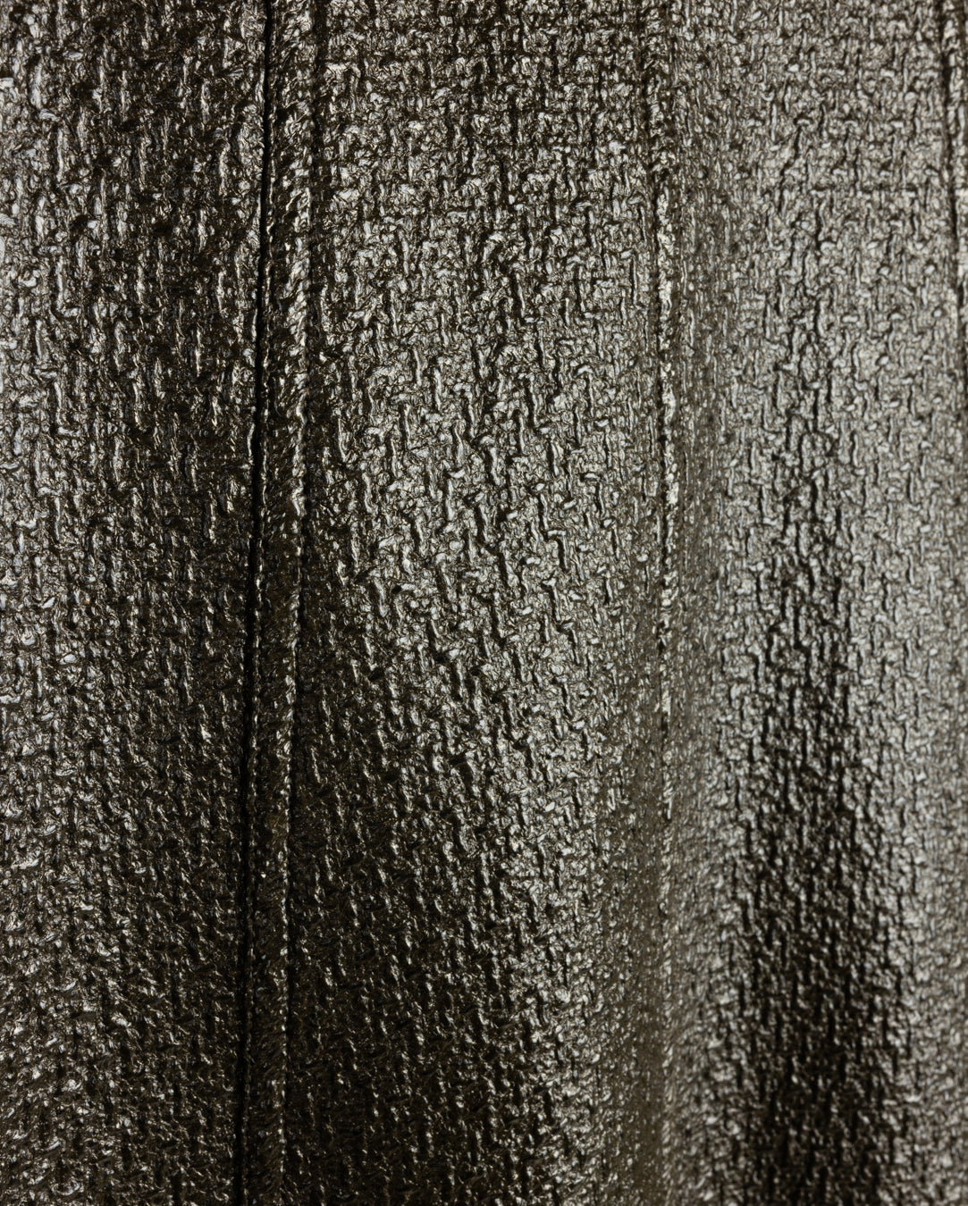 Pike Paneled Textured Leather Midi Skirt