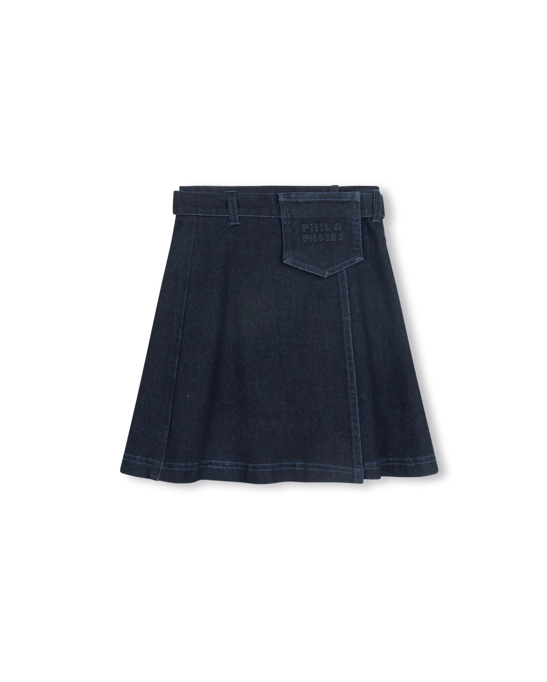 Davis Pouch Denim Skirt