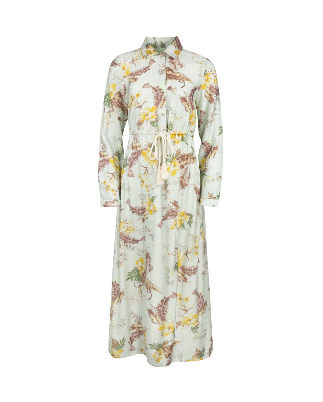 Floral Print Draw String Dress