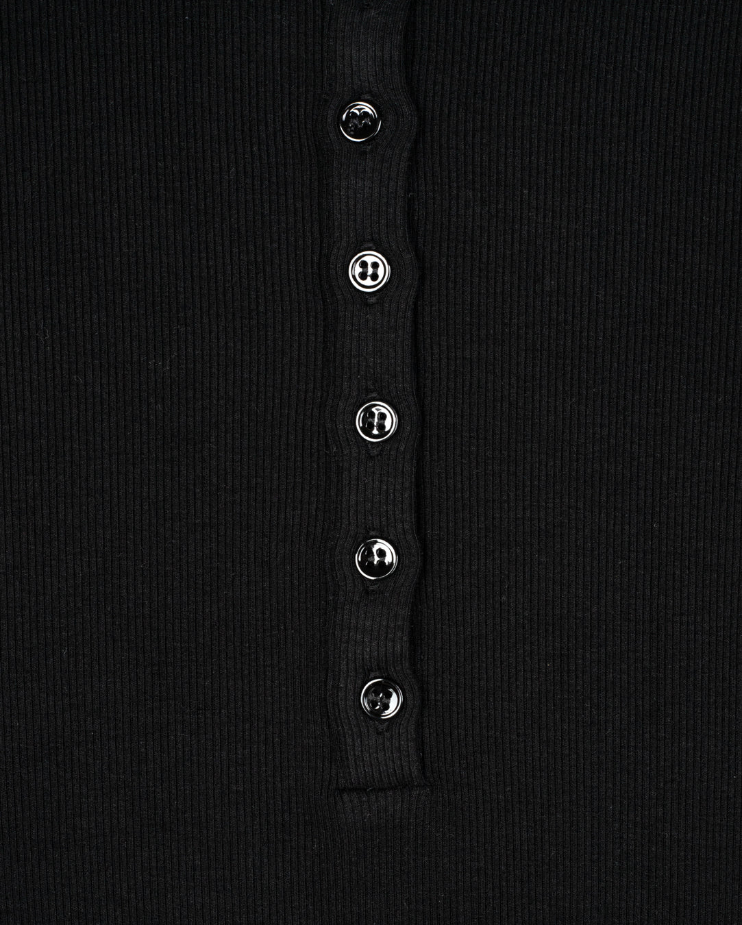 Button Down Rib Tee - Junees