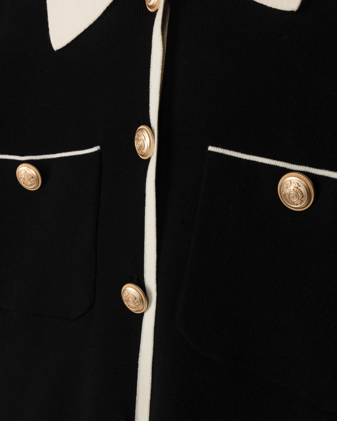 Kaye - Crocheted Collar Sweater W-20967