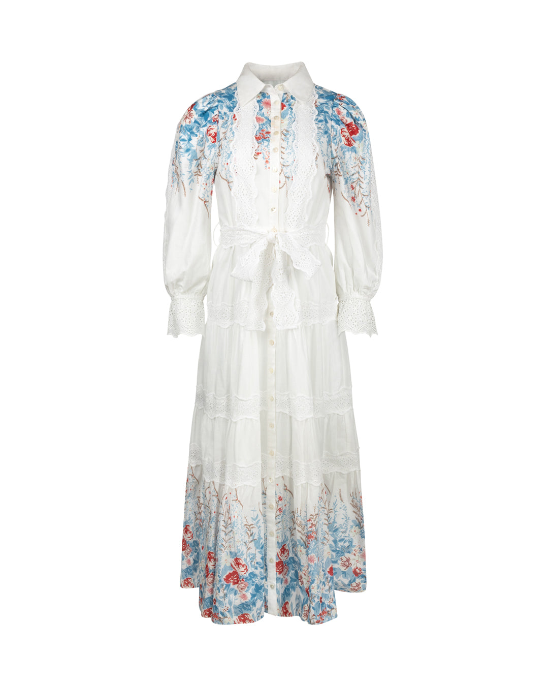 Tiered Lace Detailed Dress