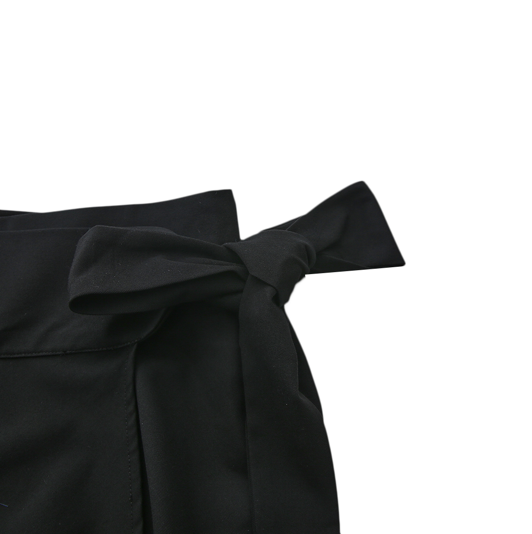 Wool Wrap Ruffle Skirt
