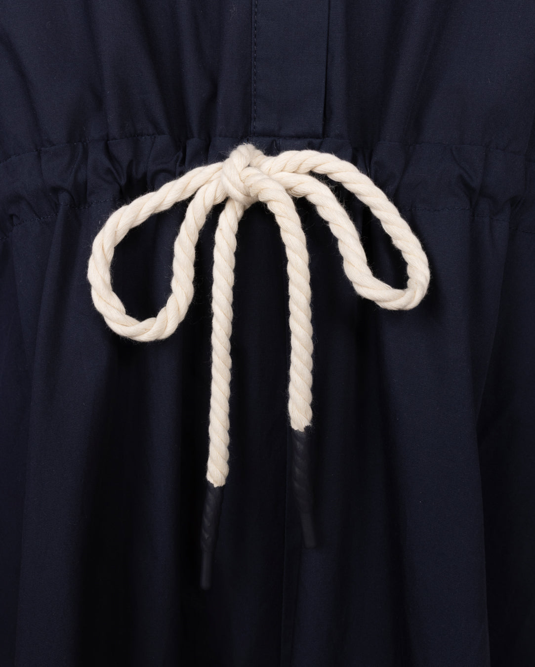 Button Down Drawstring Dress