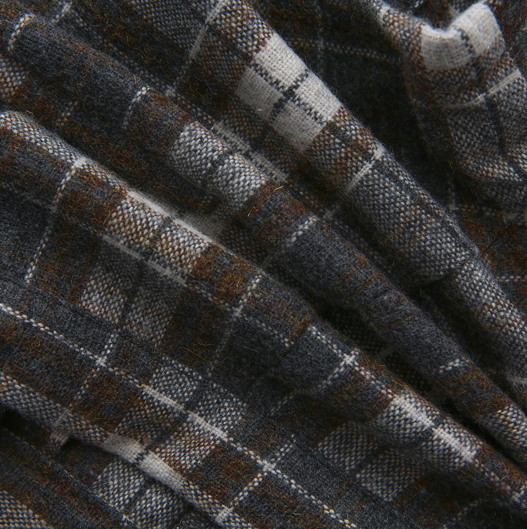 Iry Plaid Suspender Shorts