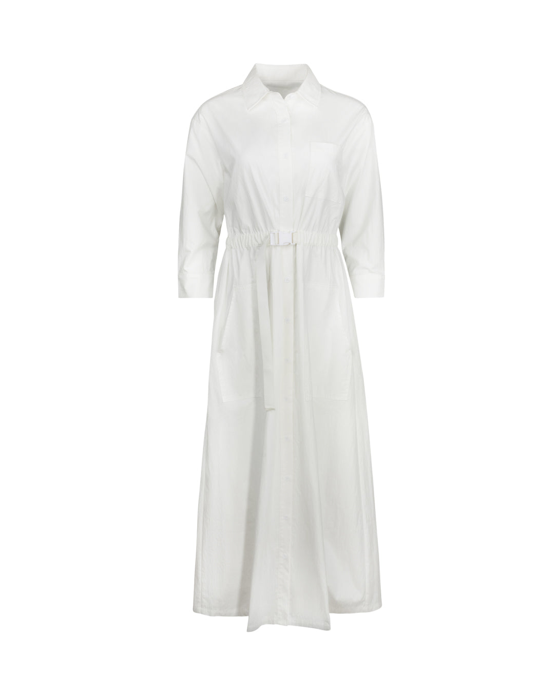 White Poplin Dress