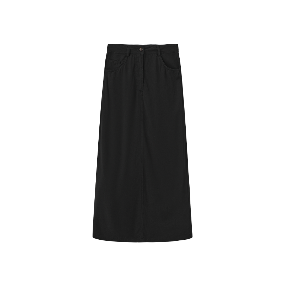 Straight Fly Front Skirt