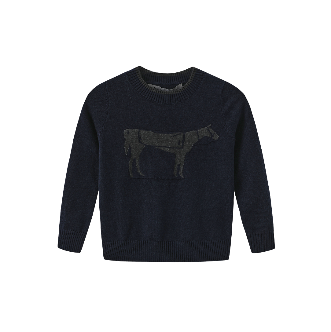 Horse Detail Knit Sweater Set