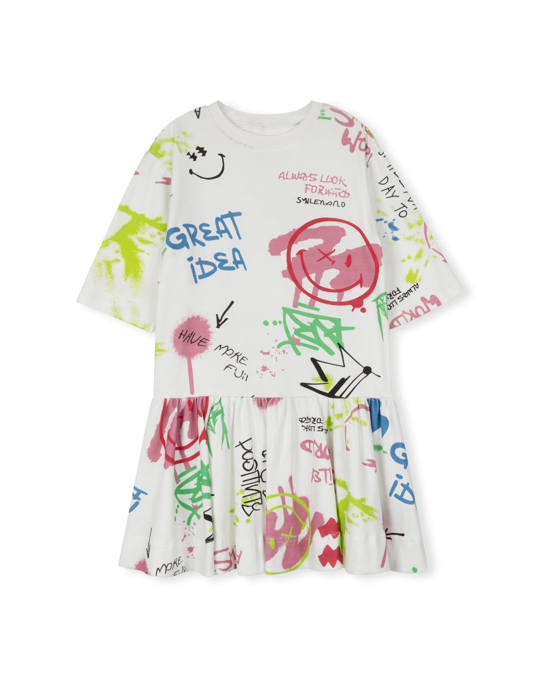 Graffiti Print Dress