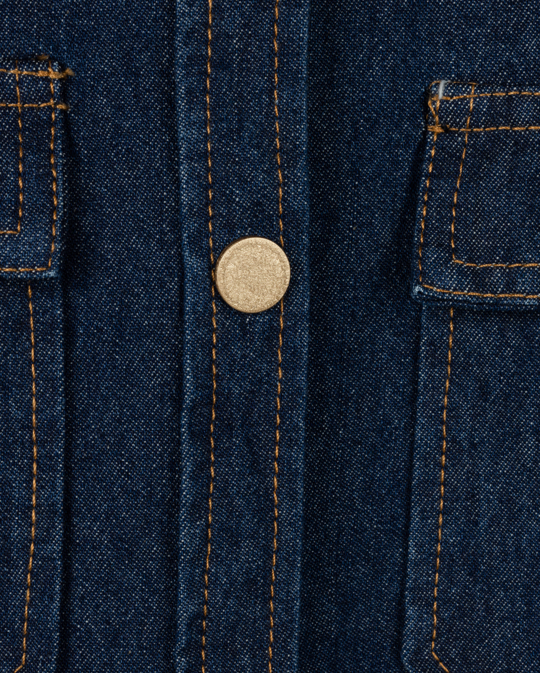 Dark Denim Button Down Top - Junees
