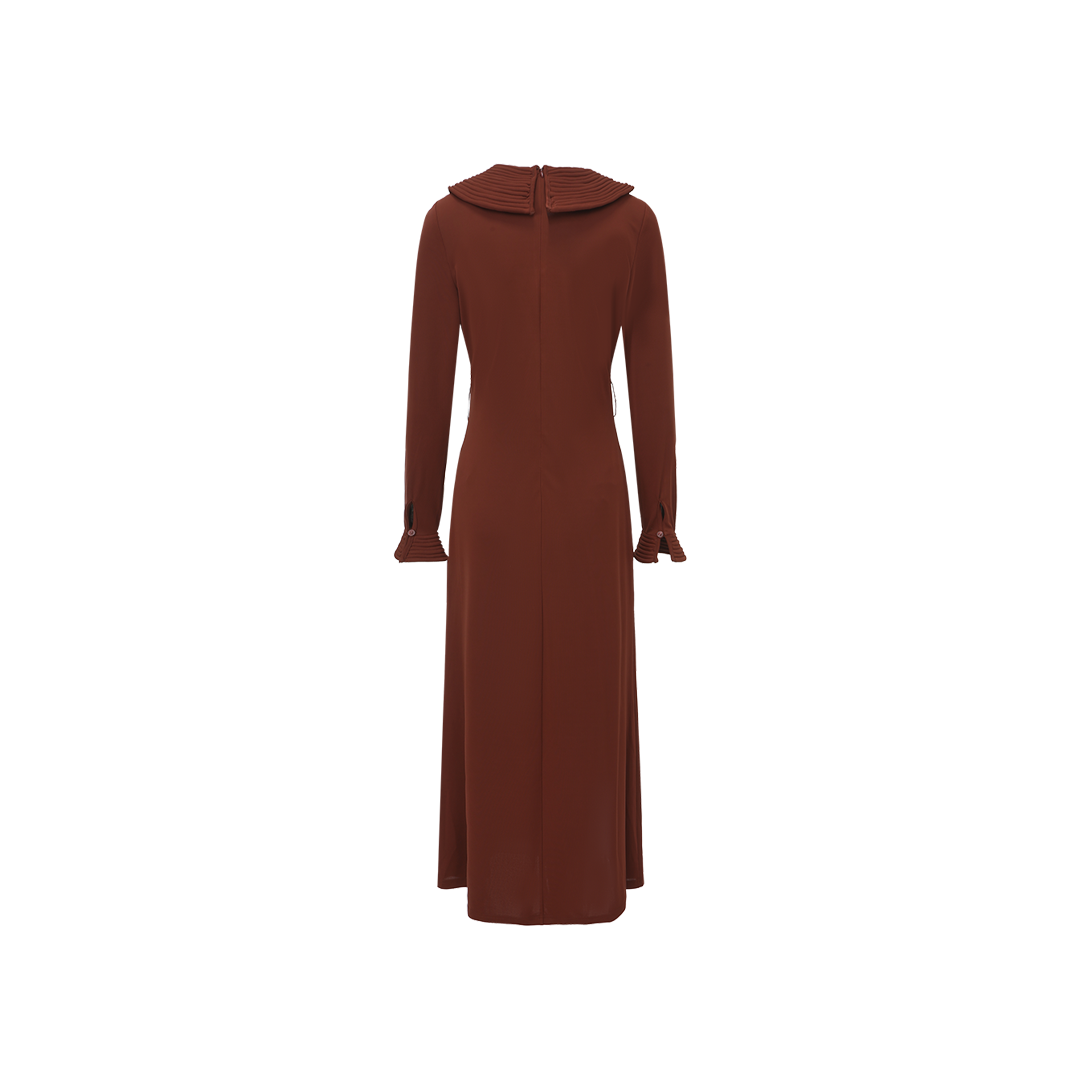 Collar Detail Scuba Dress