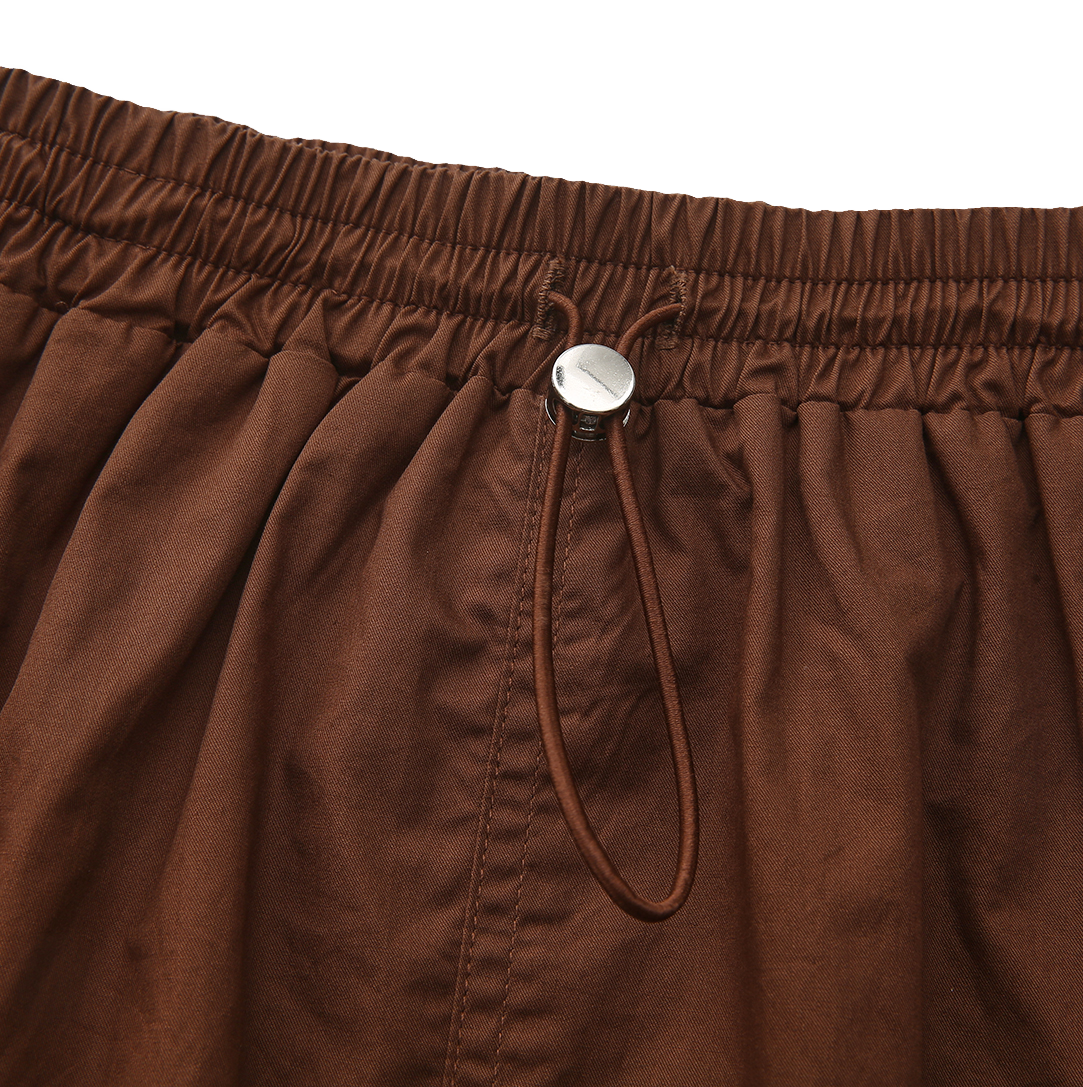 Bubble Hem Pocket Skirt