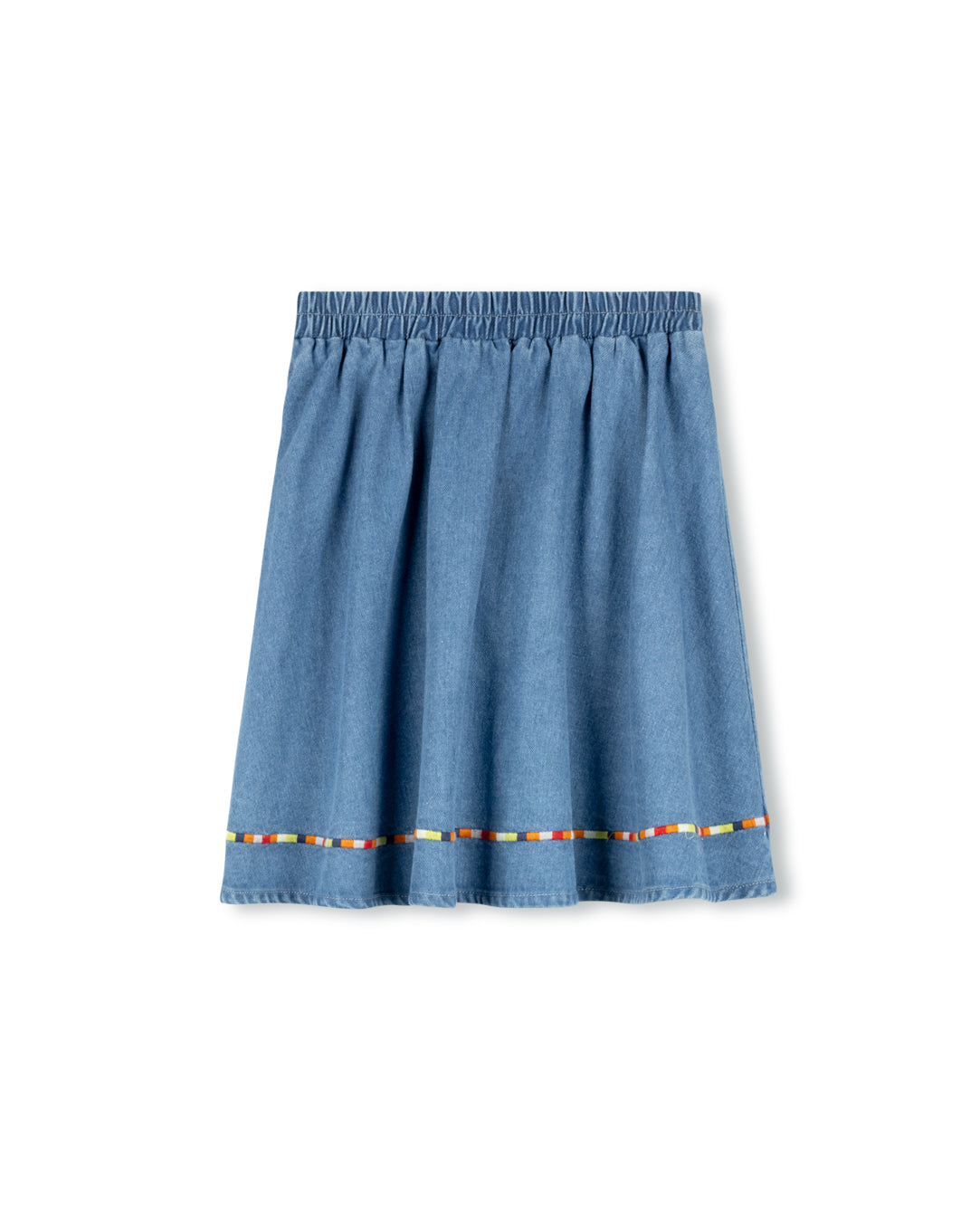 Zuri Embroidered Hem Skirt