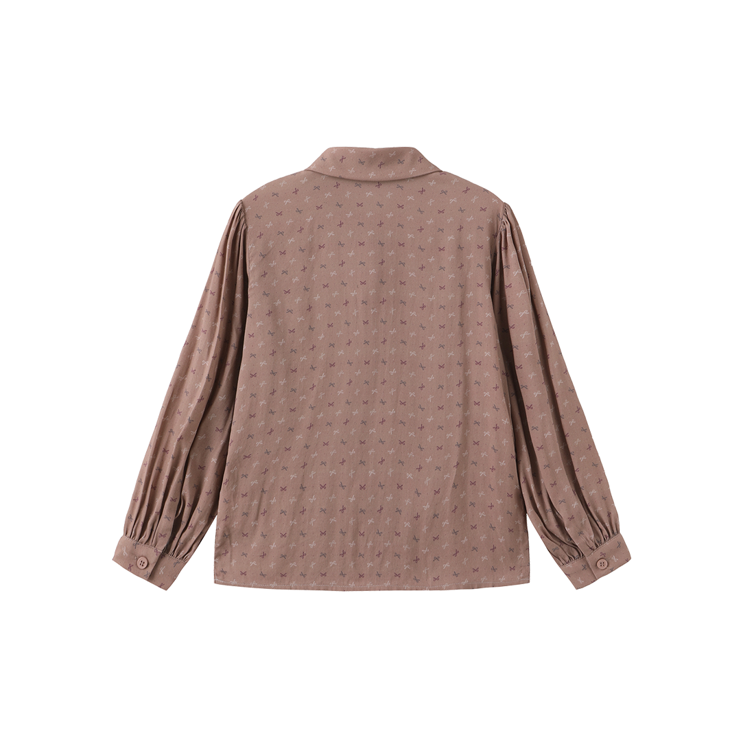 Bows Printed Blouse