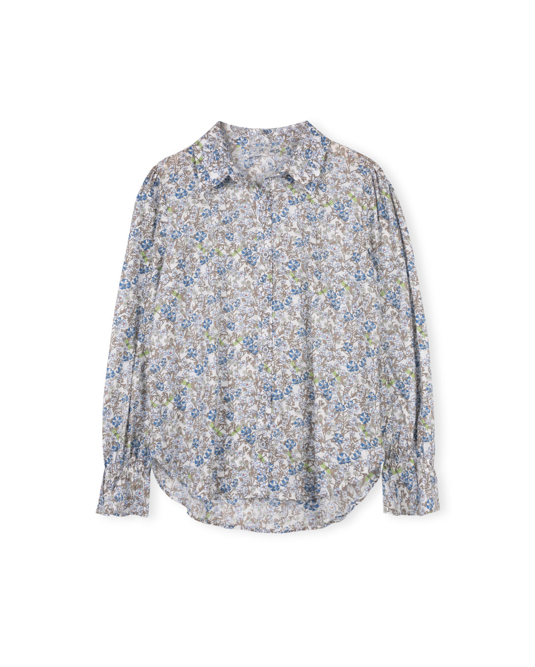 Printed Button Down W-17116