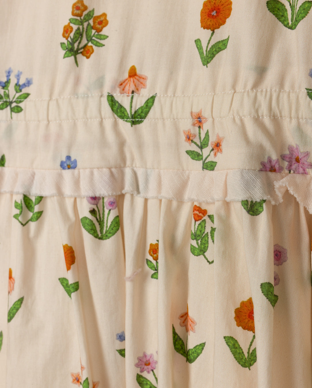 Maiden Printed Elastic Waisted Dress