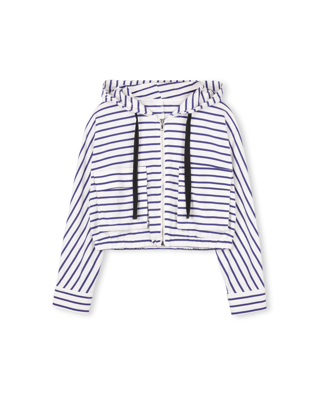 Stripe Dolman Hoodie W-17980