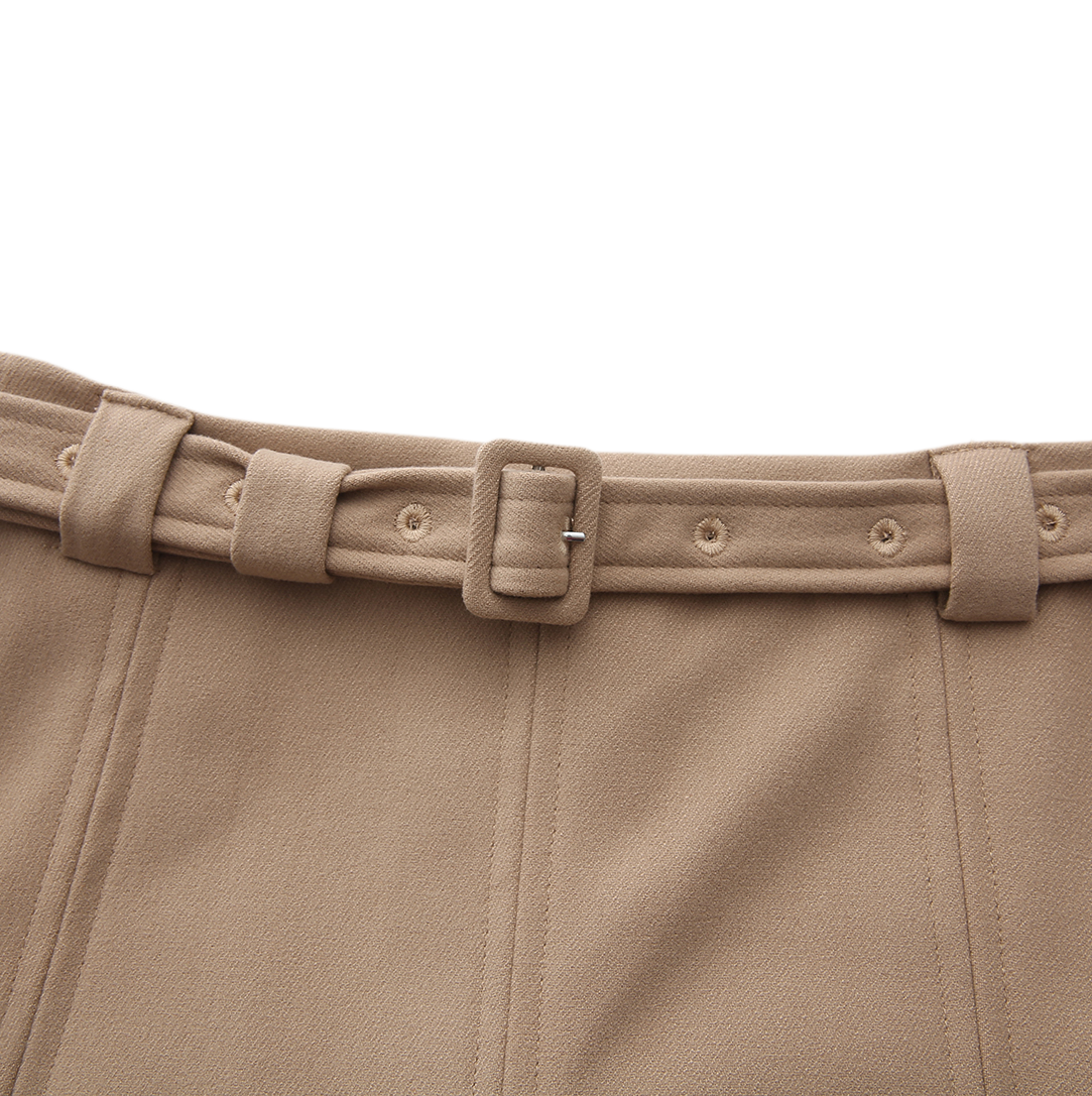 Mica Wool Midi Skirt