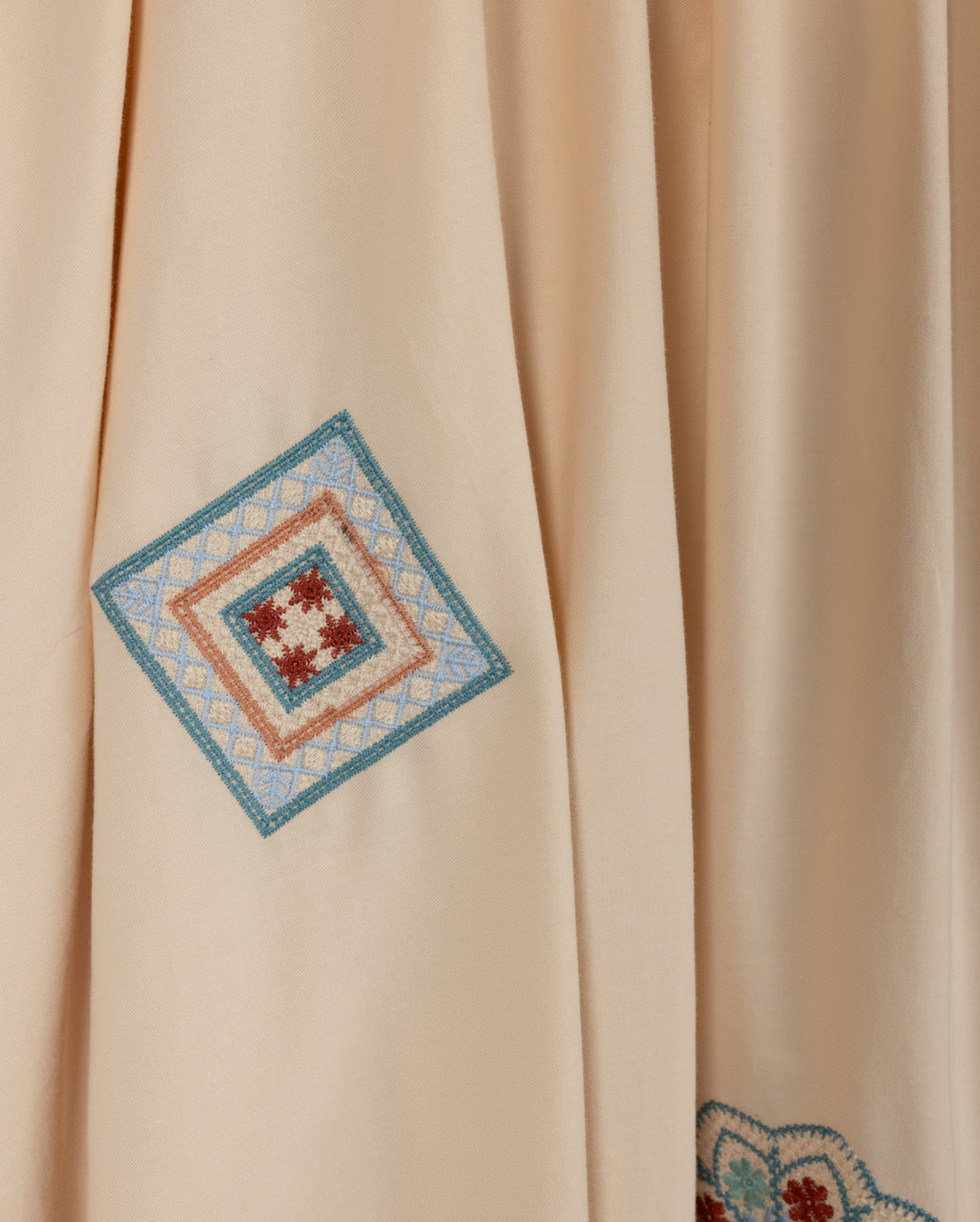 Lace Trim Patch Skirt