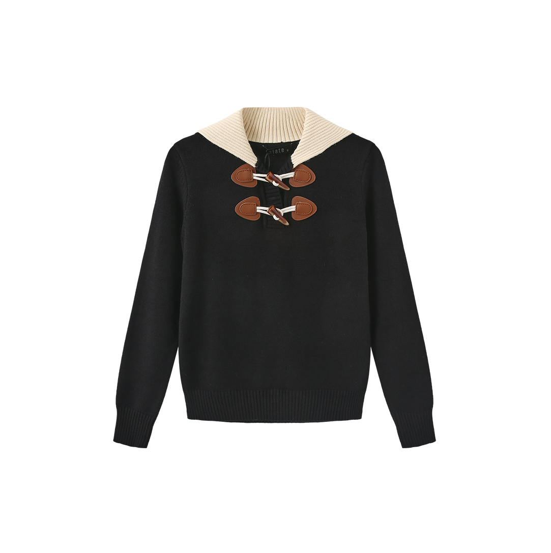 Toggle Collar Sweater