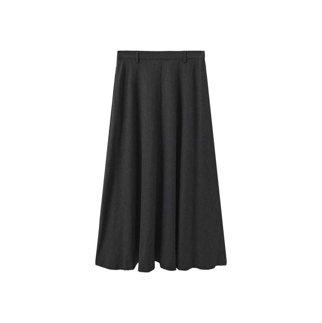 Full Flowy Wool Skirt