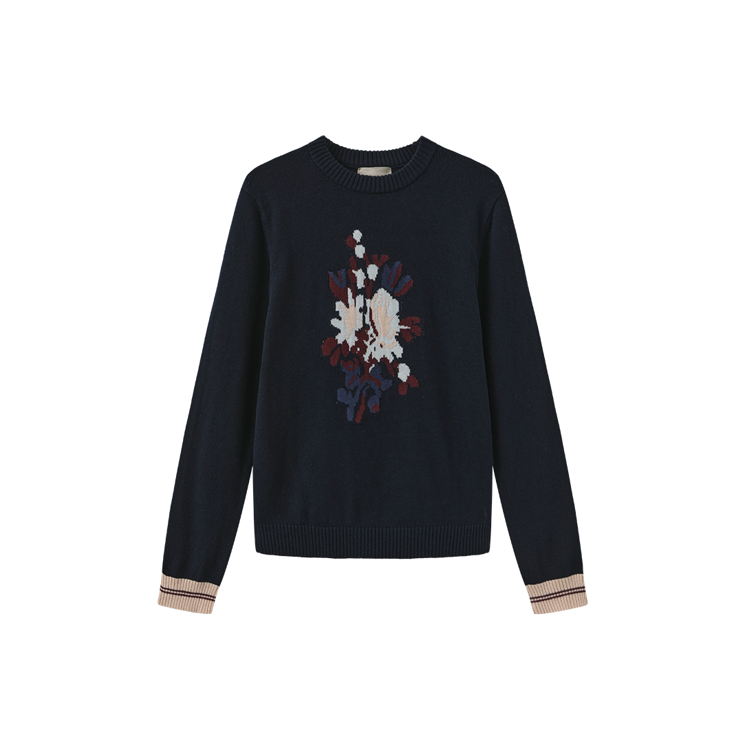 Rustic Flower Sweater