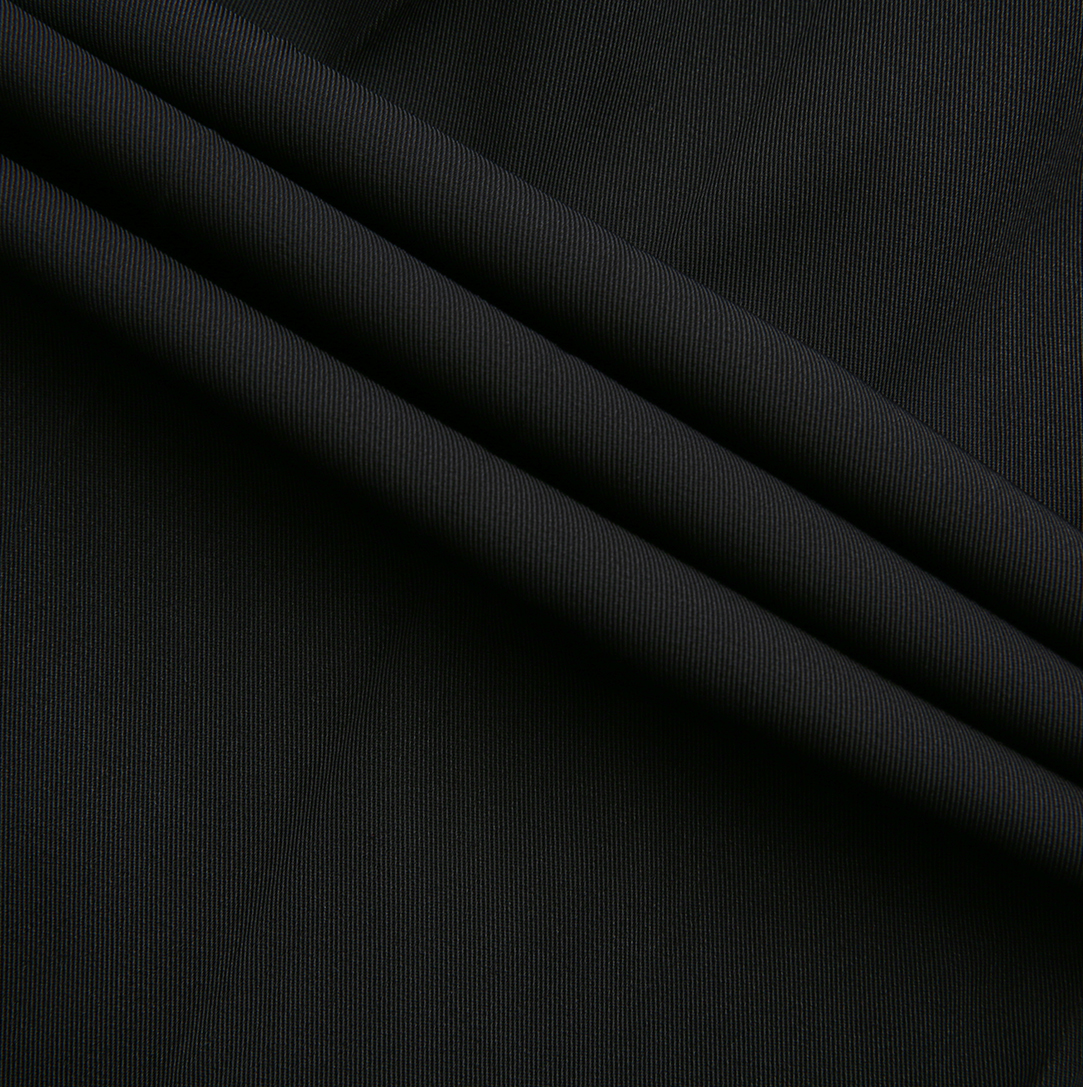 Pleated Black Midi Skirt