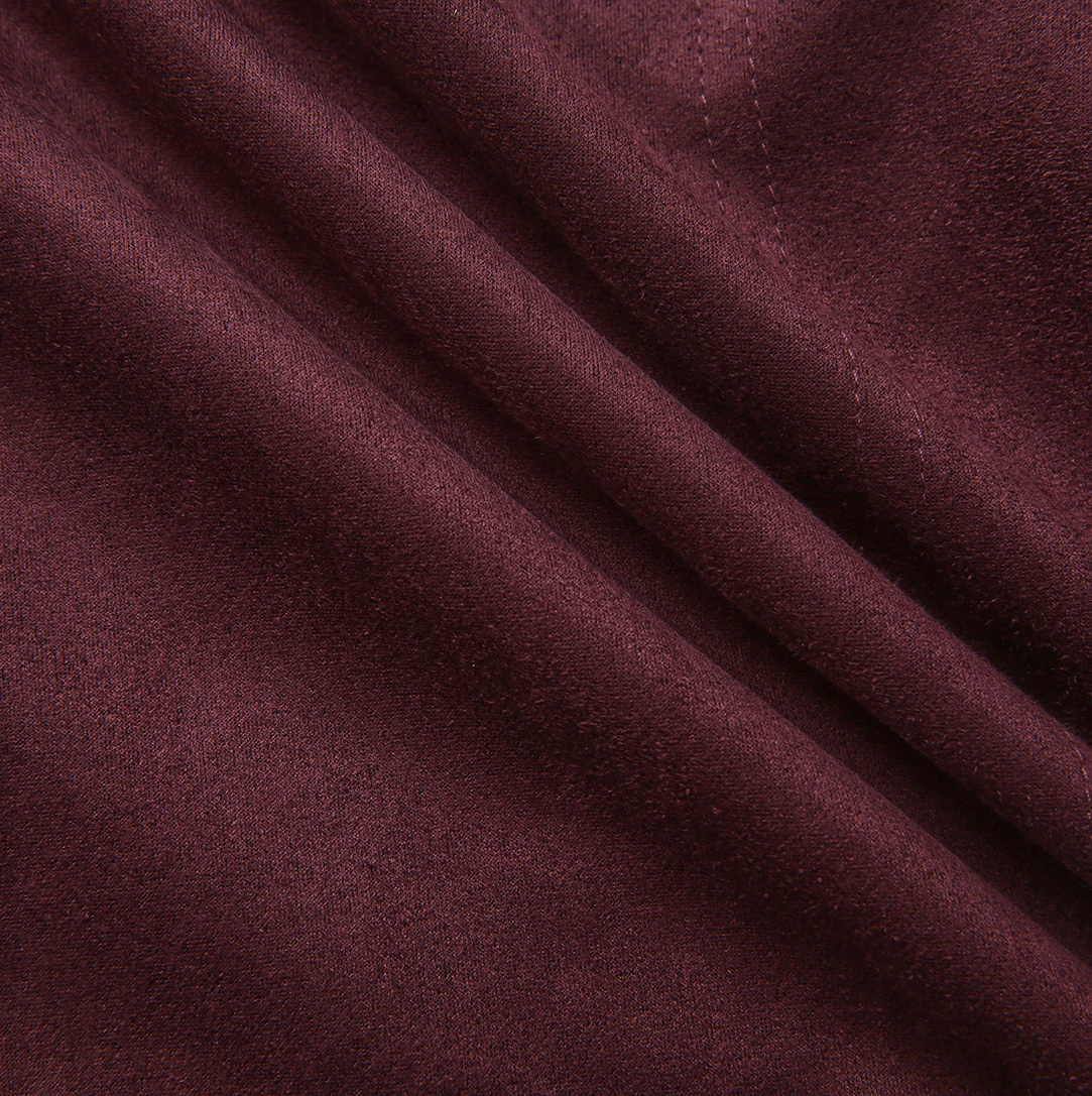 Suede Straight Skirt