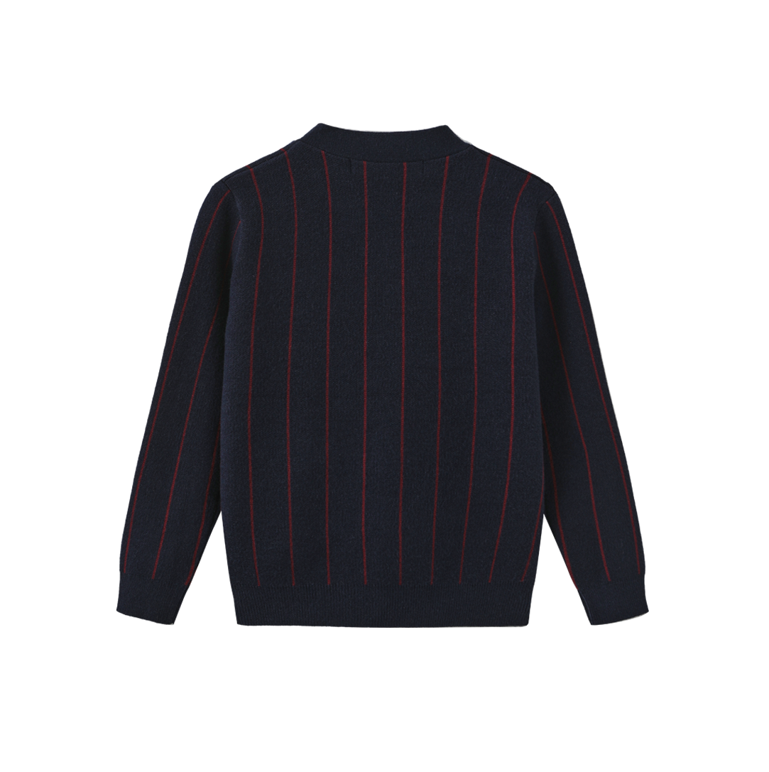 Pilro Pinstripe Knit Cardigan