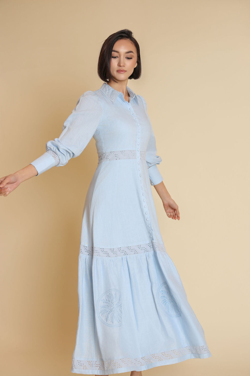 Mint Collar Dress