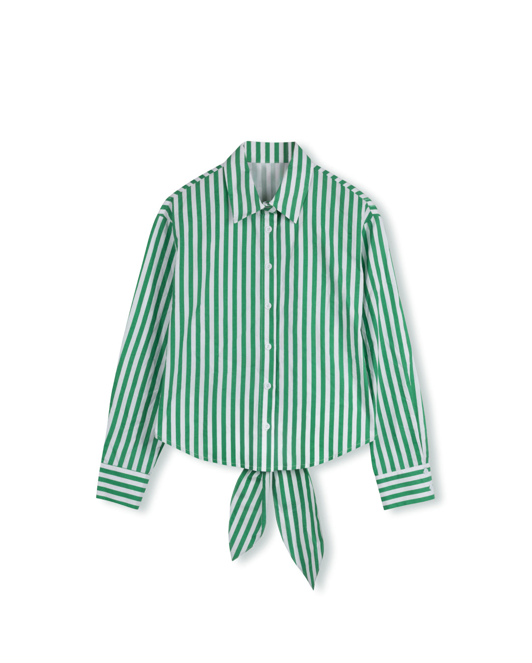 Back Tie Striped Blouse - Junees