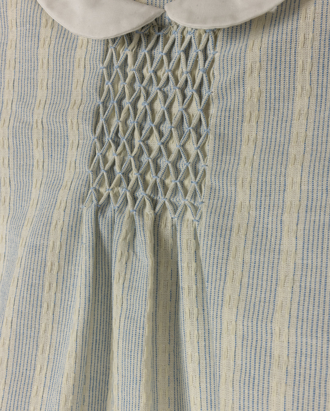 Lewis Handsmocked Striped Boy Romper