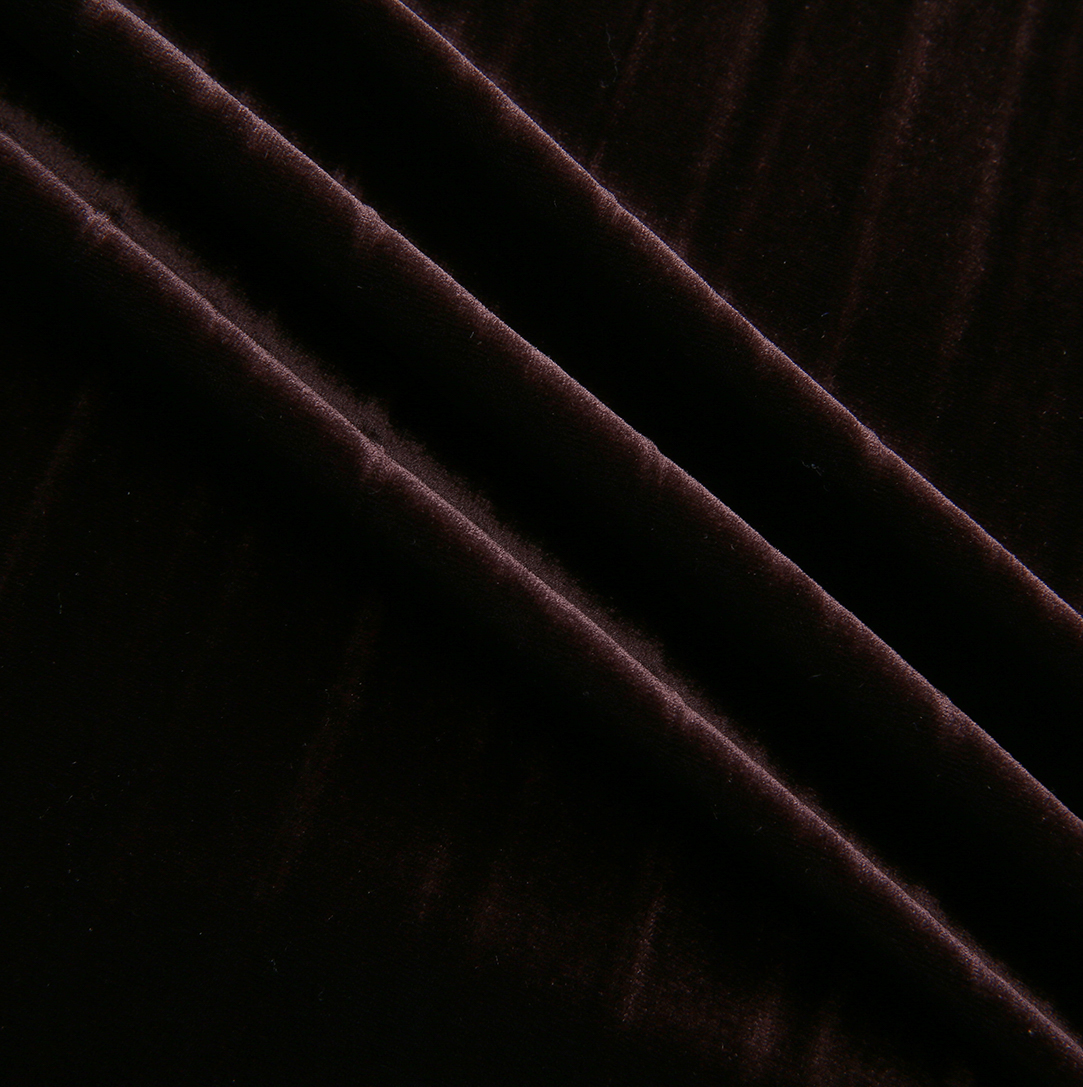 Velvet Pleated Skirt