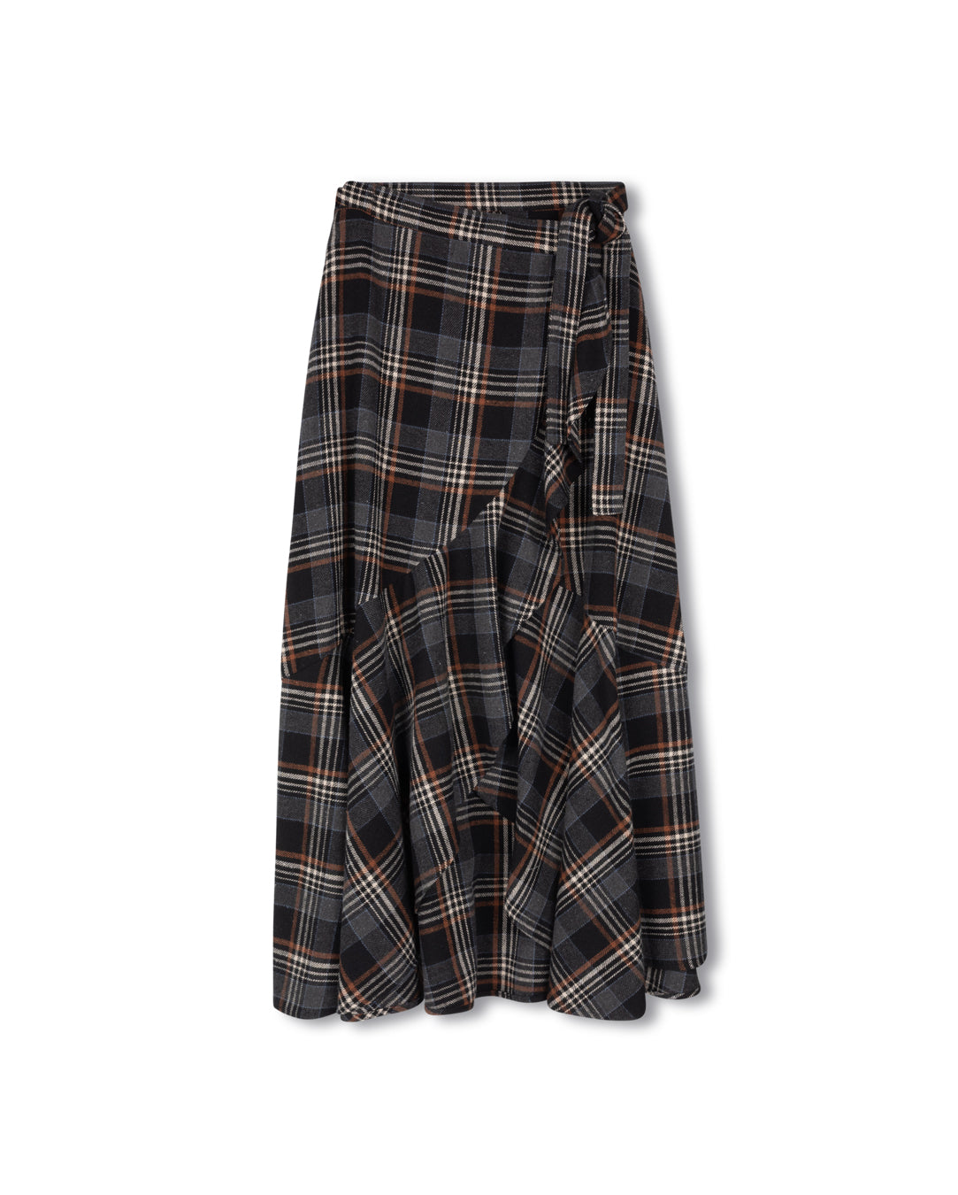 Plaid Wrap Skirt