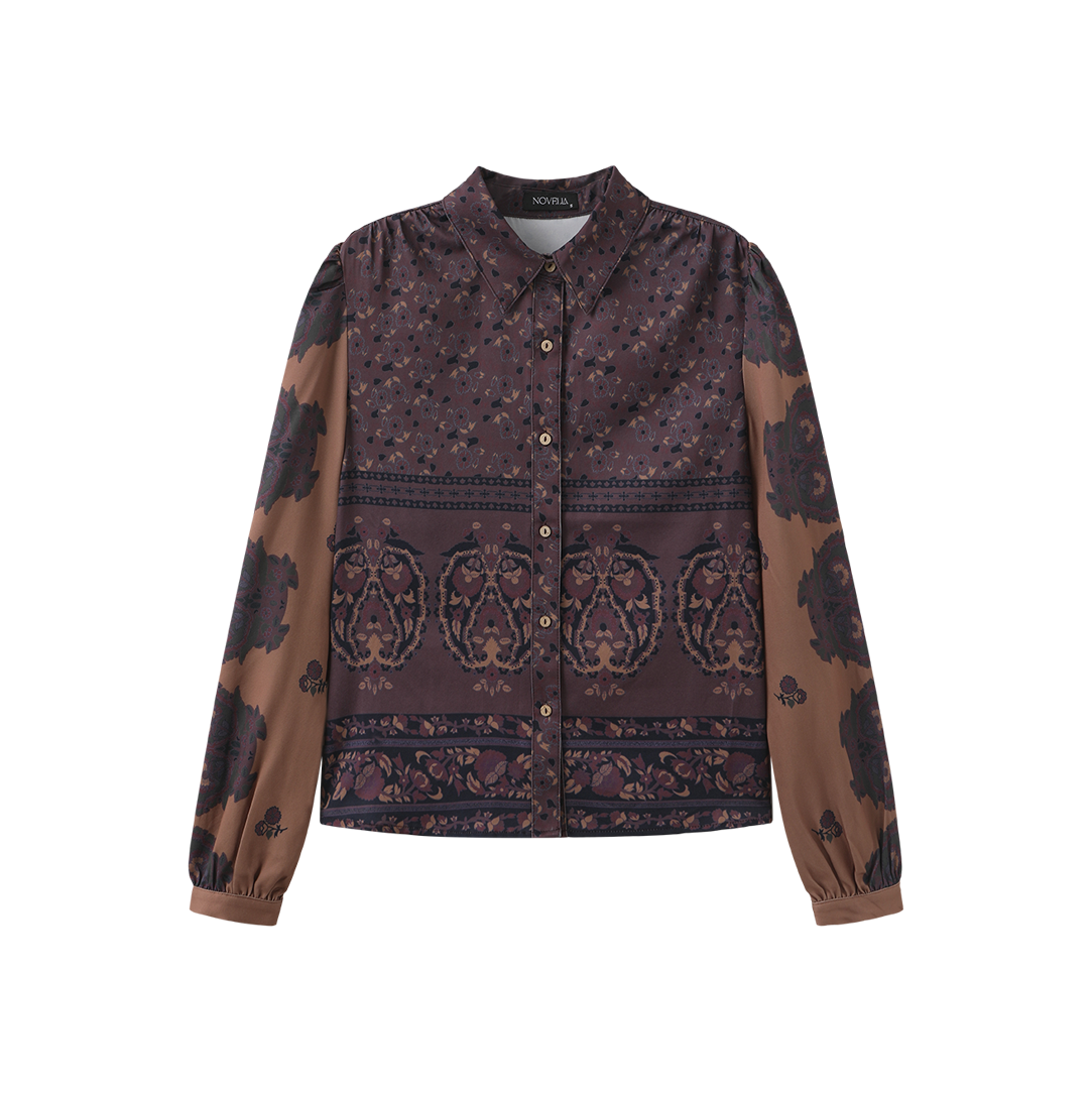 Russel Silk Patterned Blouse