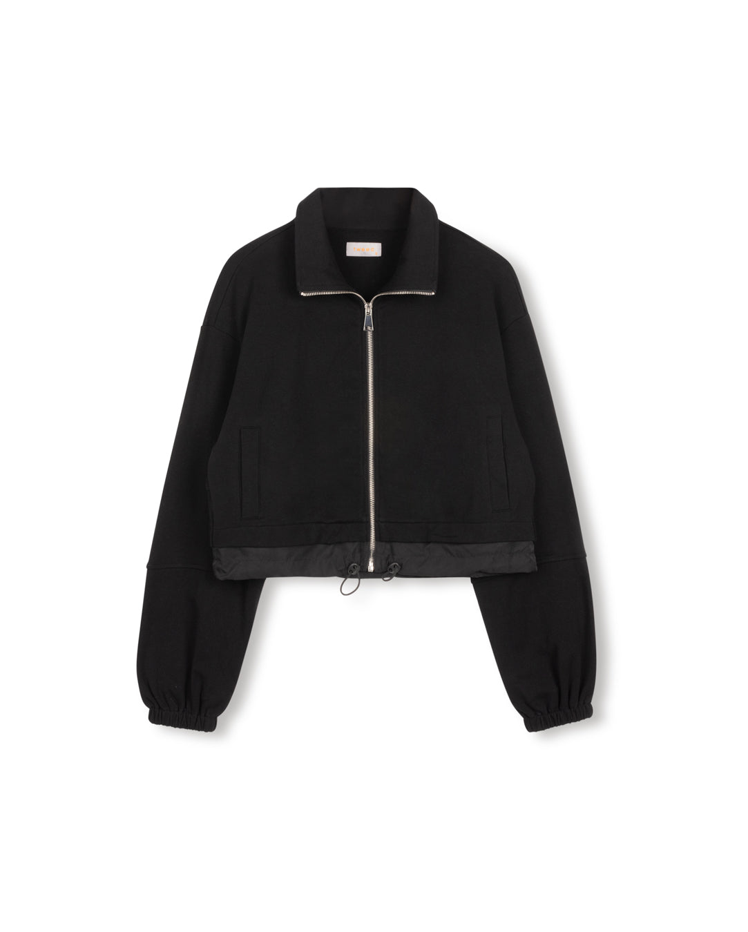 Parachute Bottom Zip Up Sweatshirt W-16998