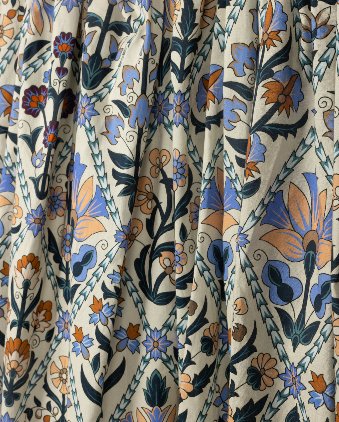 Patchwork Smocked Robe