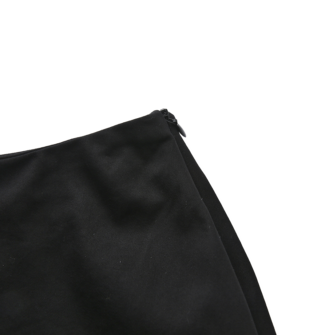 Applique Poplin Skirt