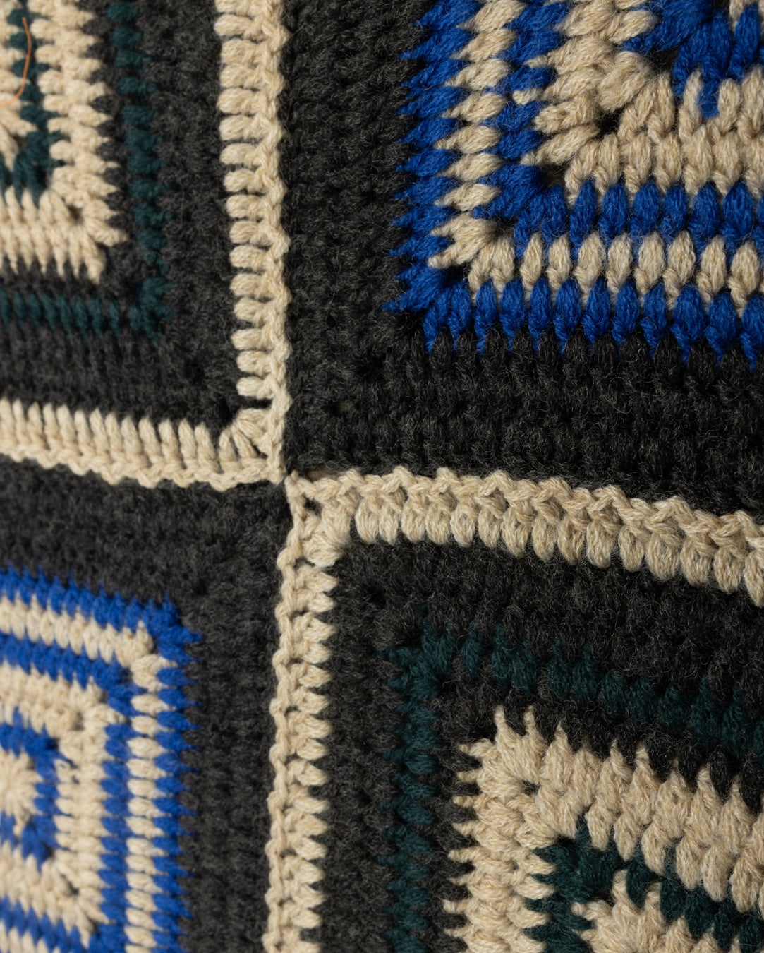 Crocheted Knit Crop Vest