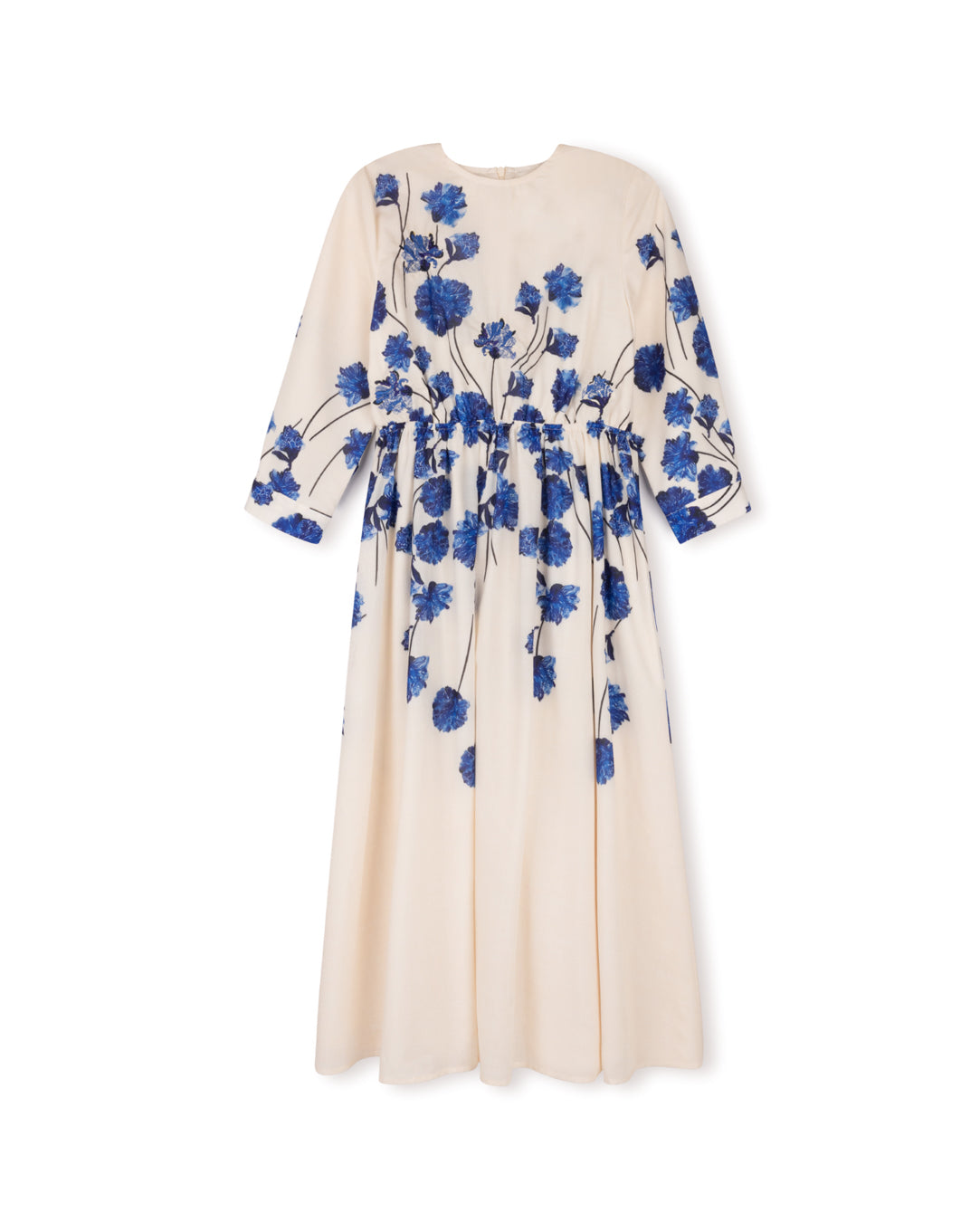 Center Floral Design Dress C-18633