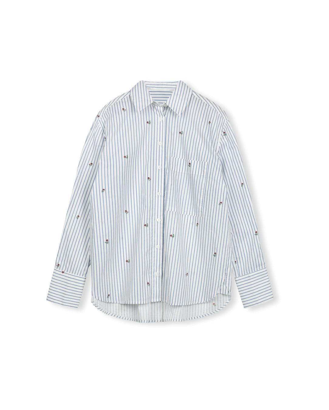 Embroidered Stripe Blouse - Junees