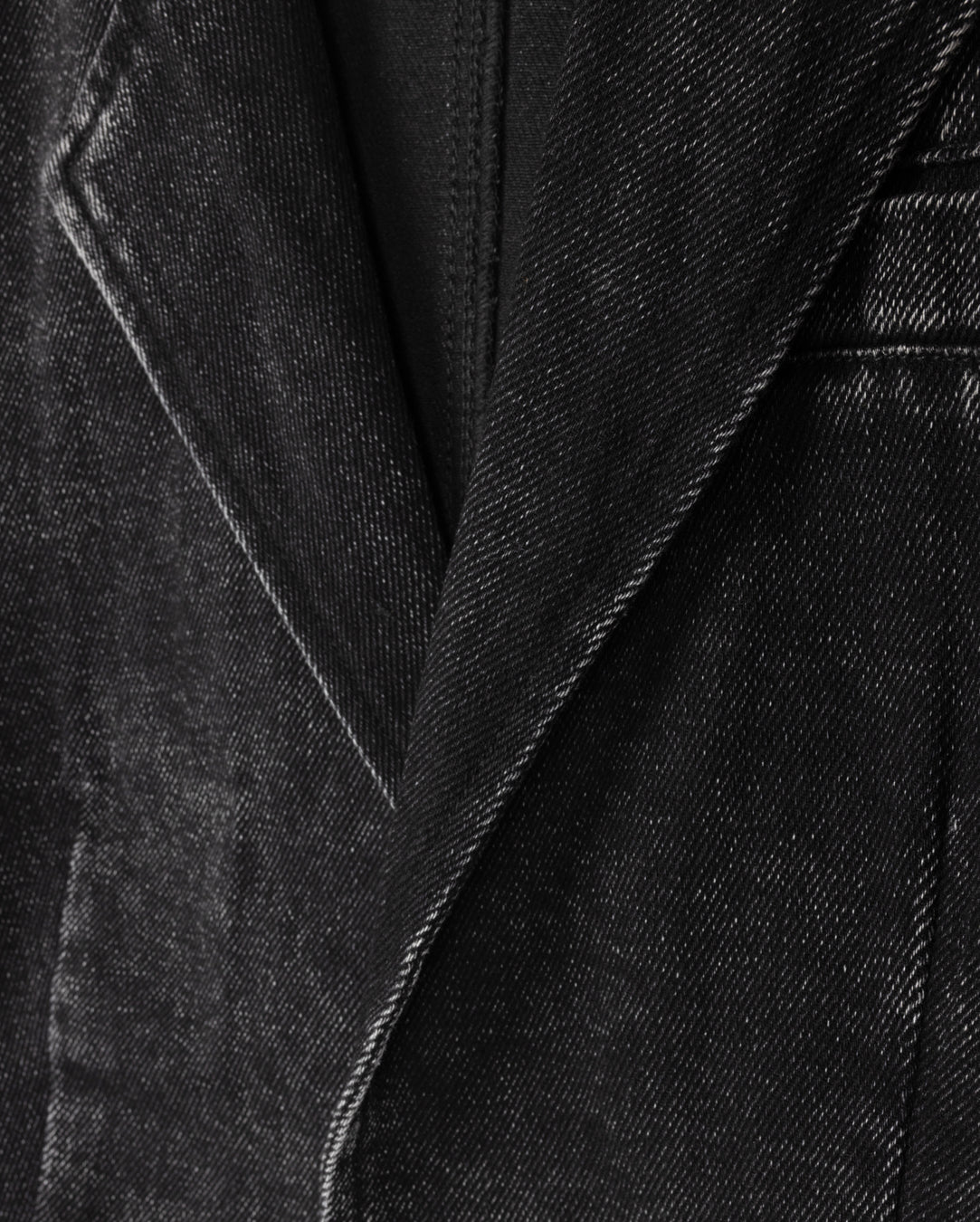 Denim Cropped Blazer