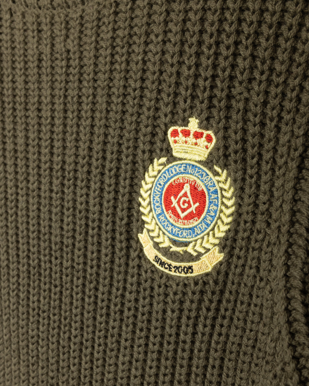 Big Patch Knit Sweater C-20228