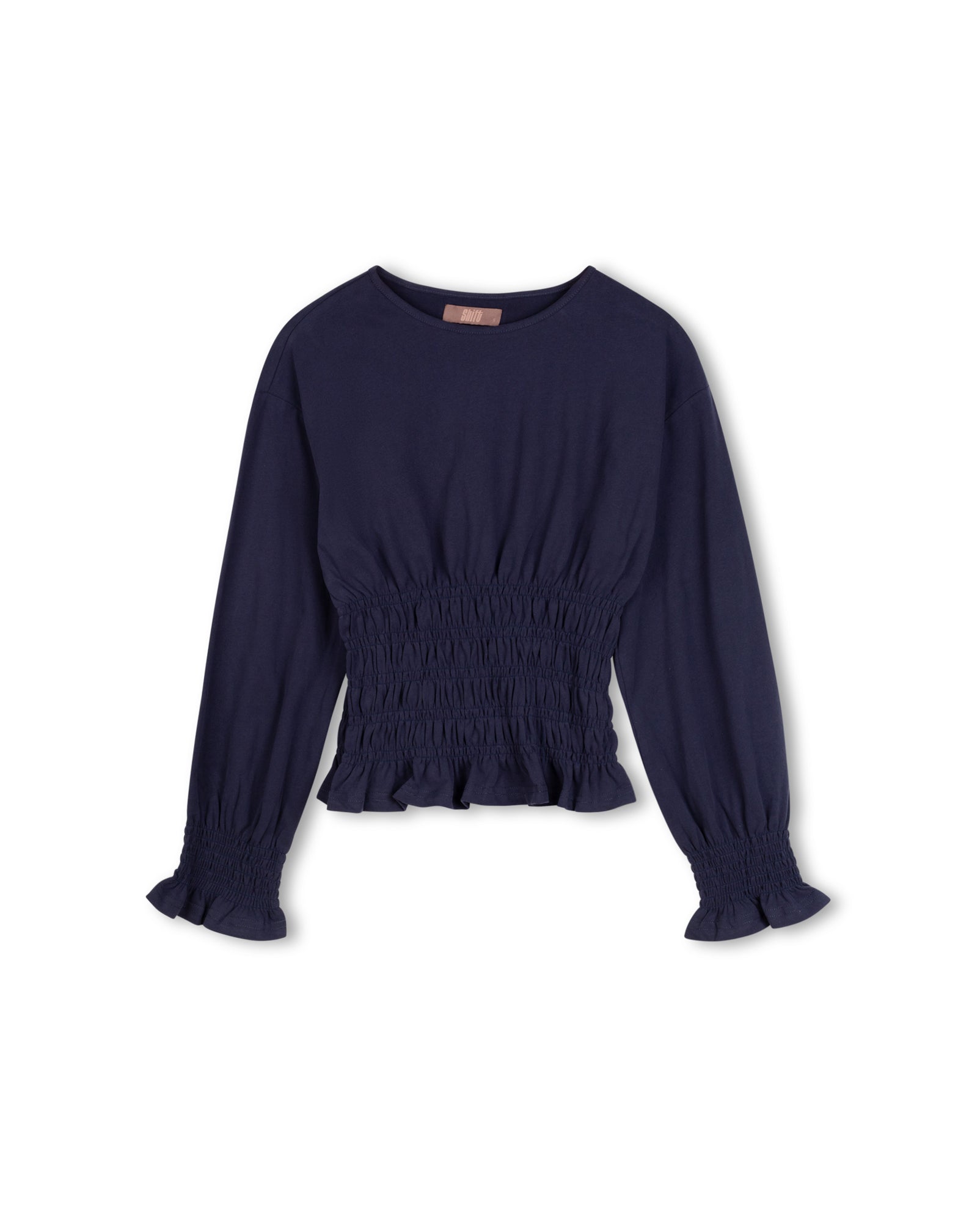 Smocked Detailed T-Shirt - Junees