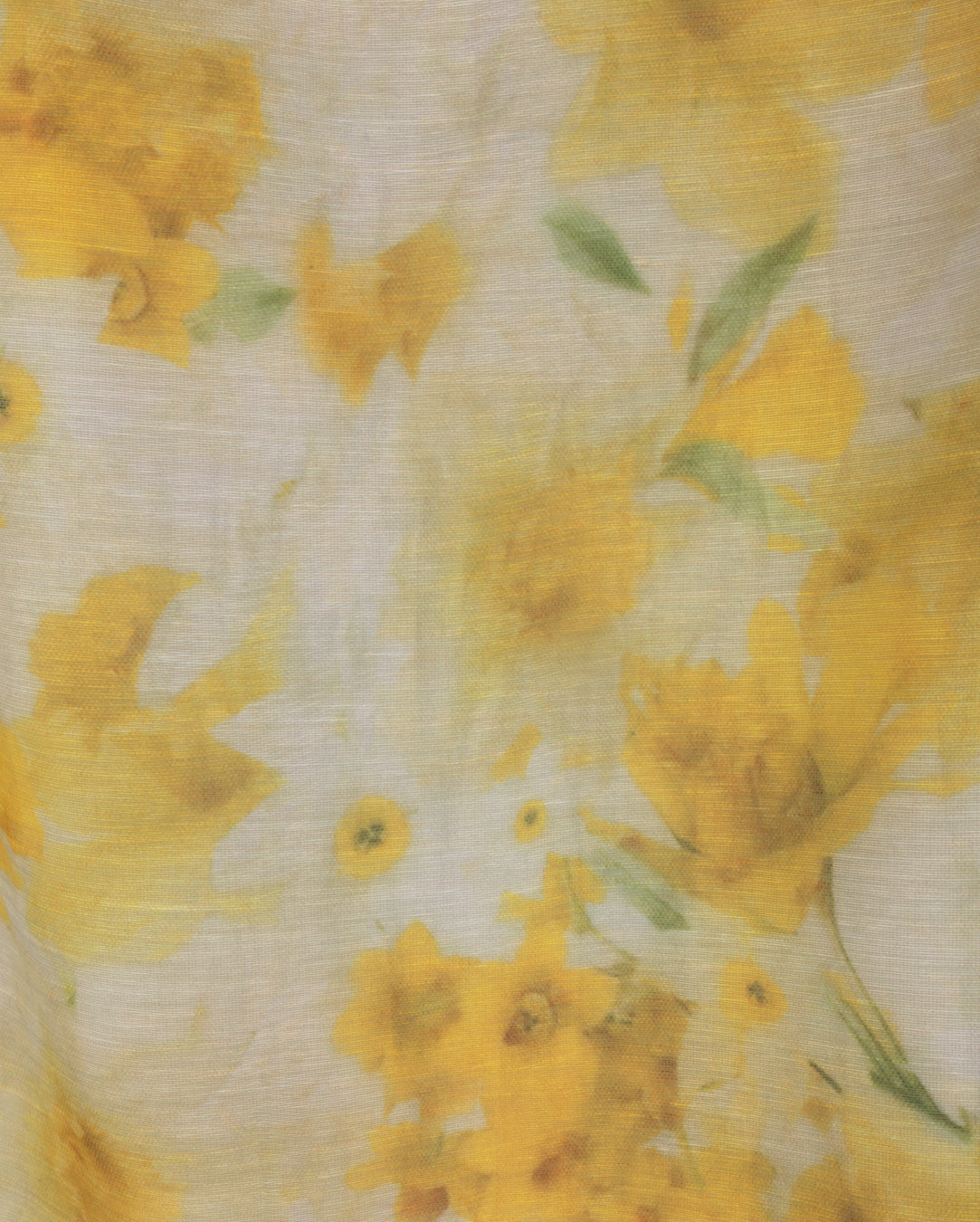 Floral Organza Straight Skirt