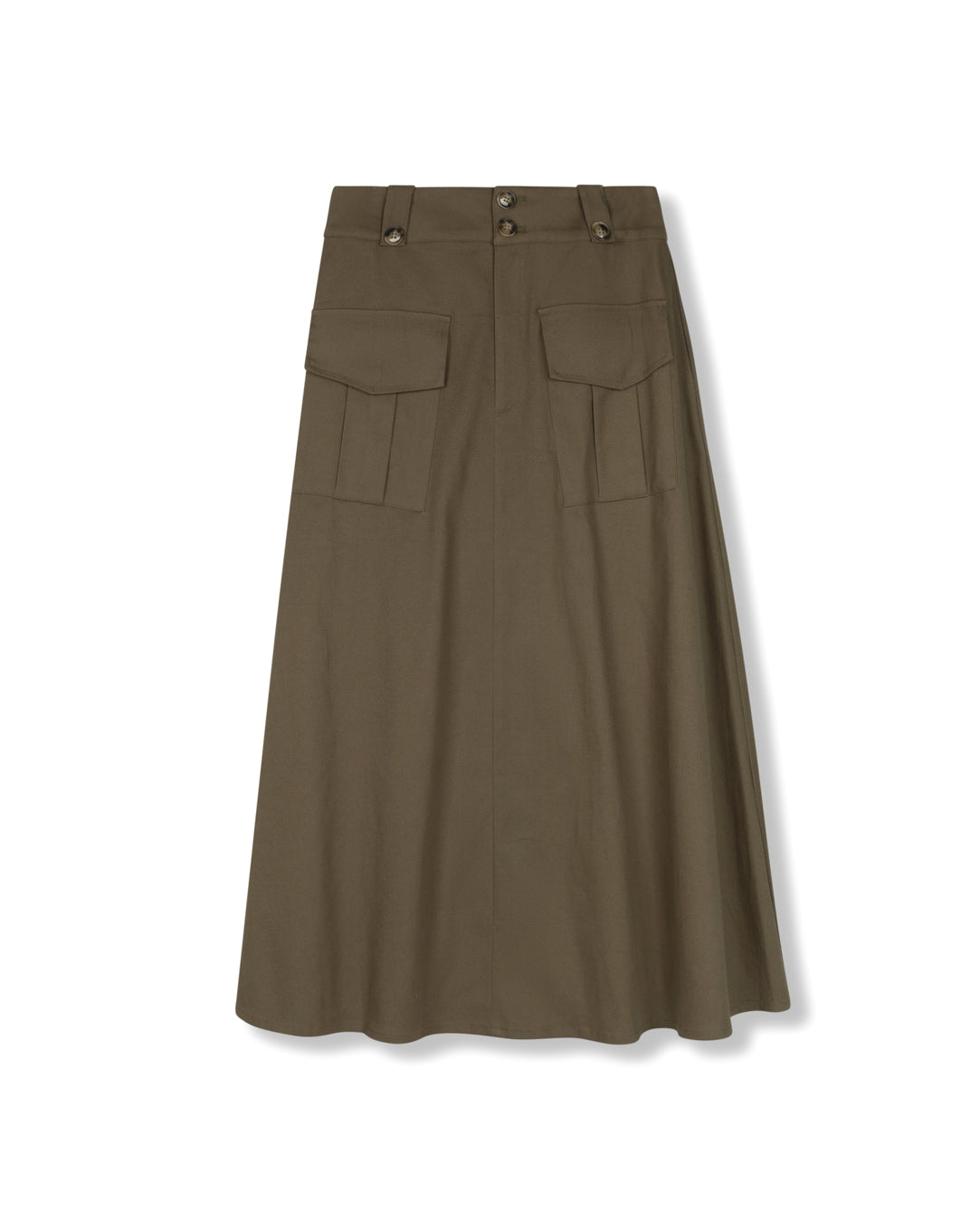 Cargo Detailed Maxi Skirt